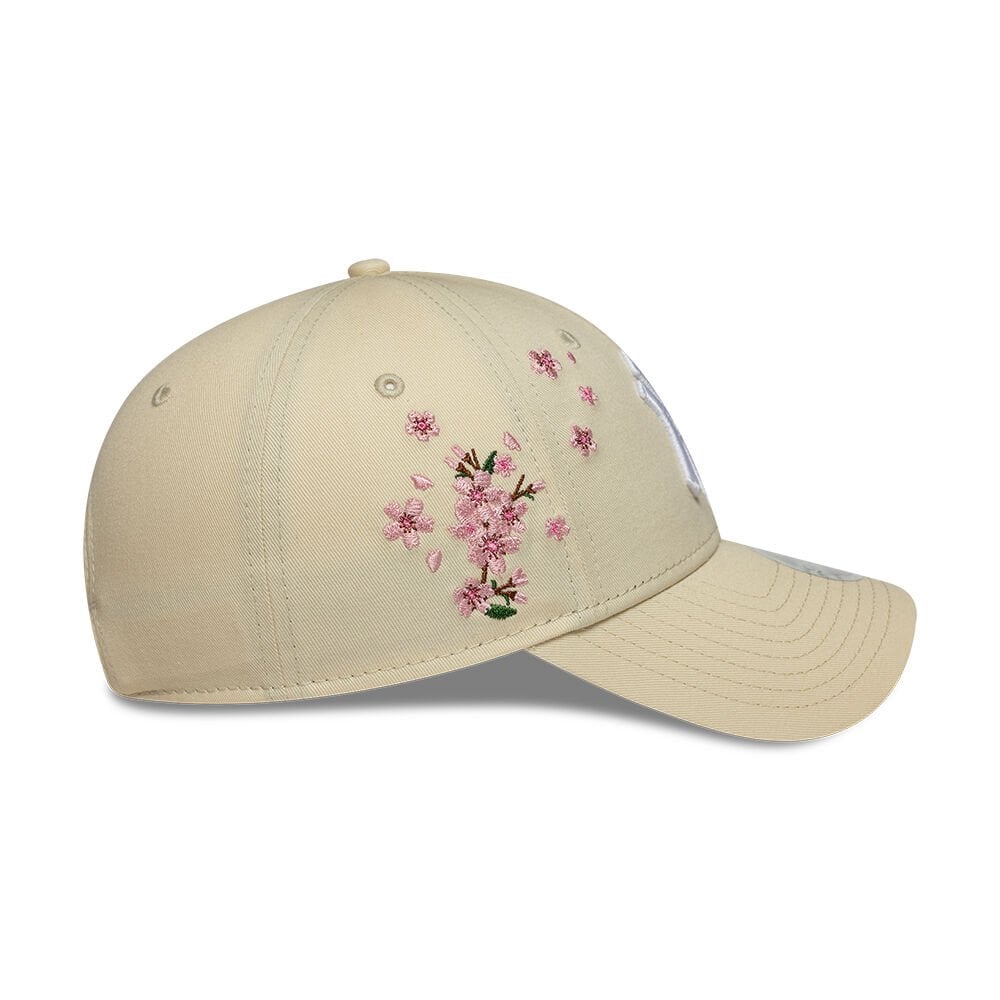 NY Yankees Floral Icon Krem Kadın Şapka 60856330