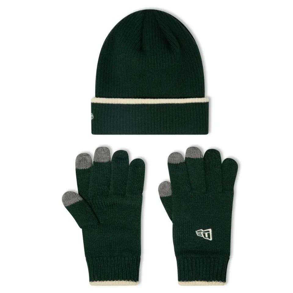 NEW ERA Haki E-touch Yünlü Eldiven ve Bere Takımı 13745811