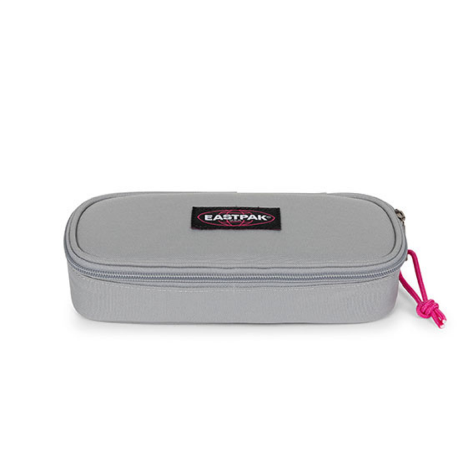 EASTPAK Oval Single Gri-Pembe Kalem Kutusu