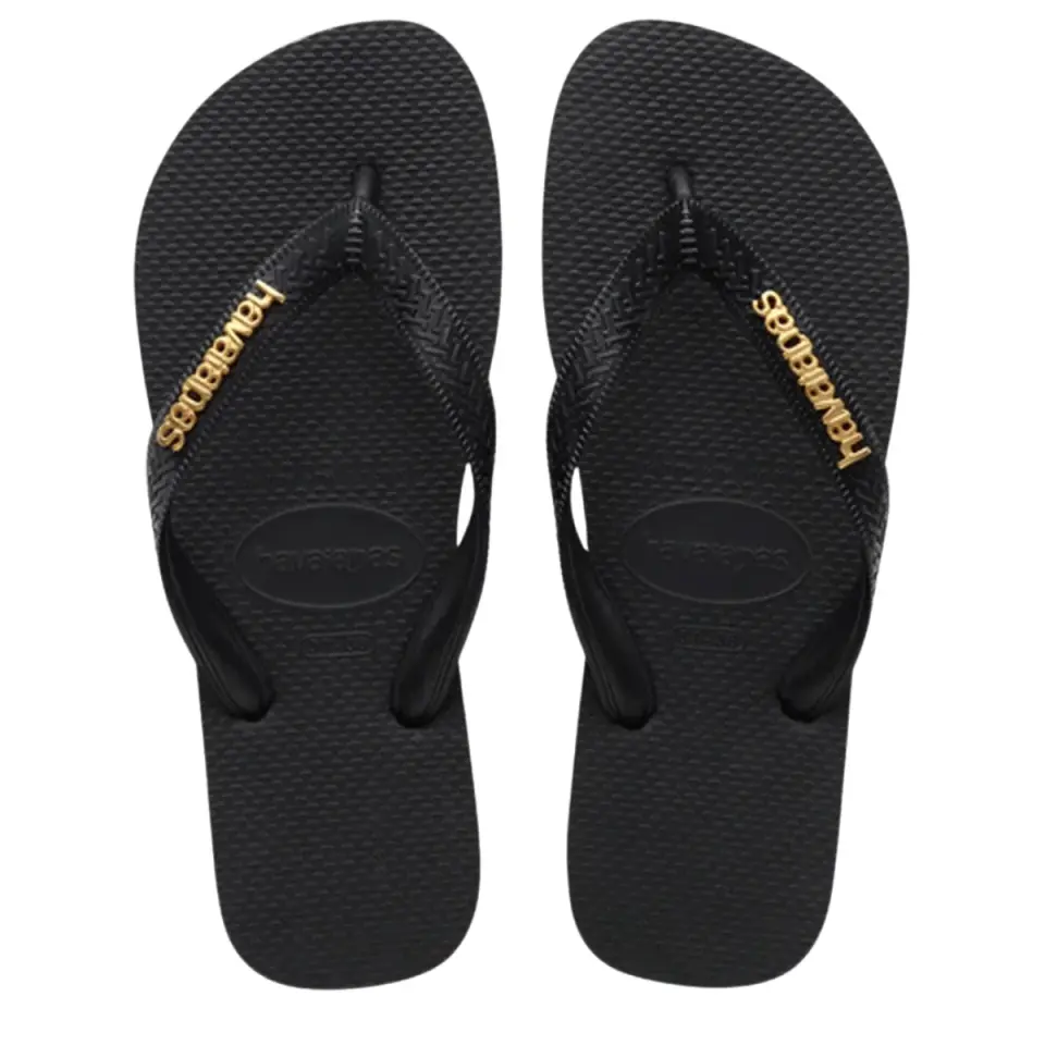 Havaianas Top Logo Metalic Black Kadın Terlik