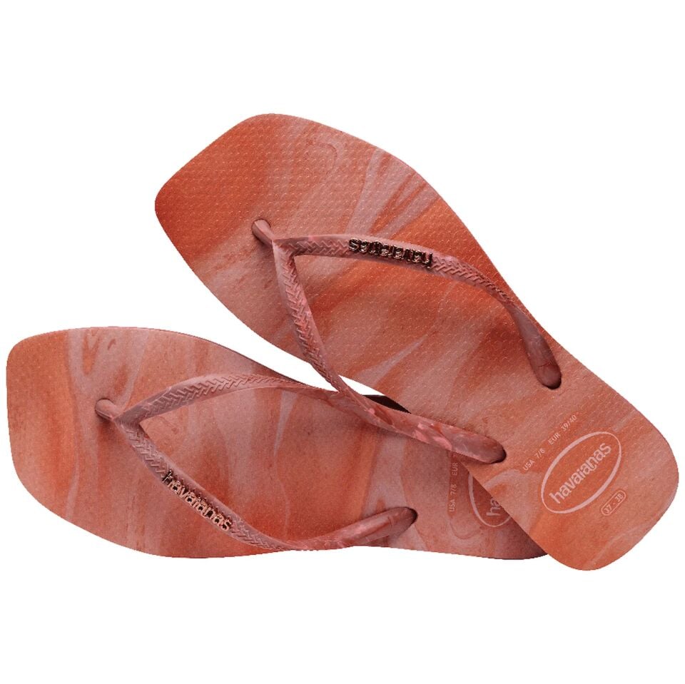 Havaianas Slim Square Trendy Turuncu Kadın Terlik