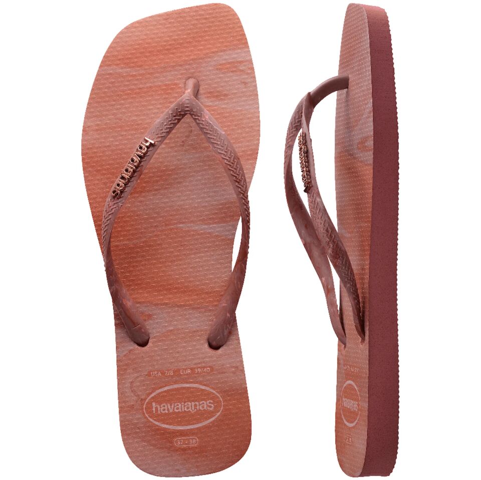Havaianas Slim Square Trendy Turuncu Kadın Terlik