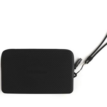 Mini Bag Logo Siyah Plaj Çantası