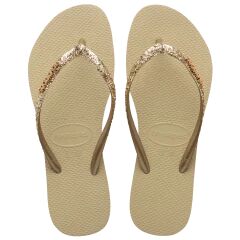 Havaianas Slim Glitter Püsküllü Sand Grey Kadın Terlik