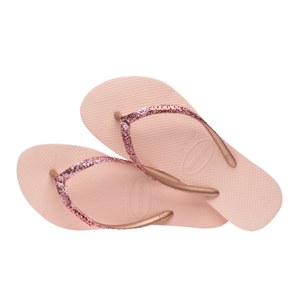 Havaianas Slim Glitter Püsküllü Ballet Blush Kadın Terlik