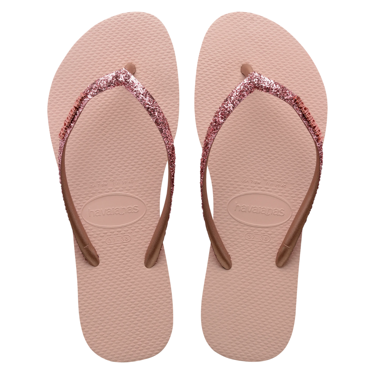 Havaianas Slim Glitter Püsküllü Ballet Blush Kadın Terlik