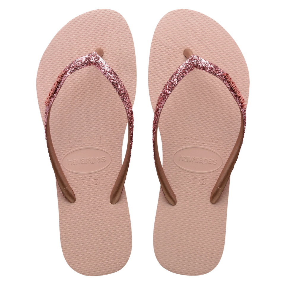 Havaianas Slim Glitter Püsküllü Ballet Blush Kadın Terlik