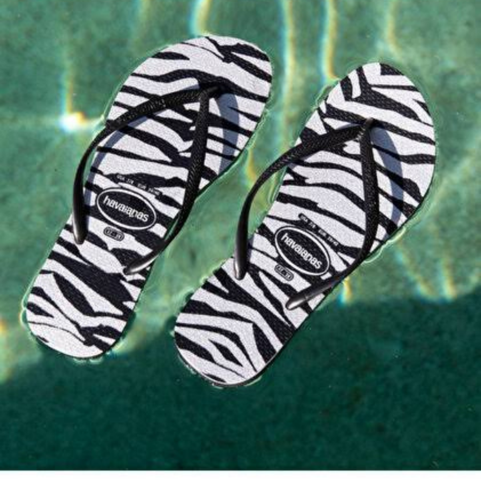 Slim Animals Glitter Black Kadın Terlik